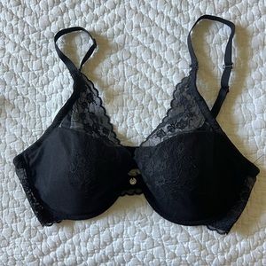 Natori Black Convertible Underwire Bra, 34D